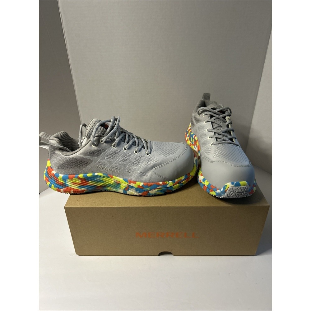 Merrell Moab Flight CF Lunar Women's 7 Shoes Gray Multicolor Oil Resistant! New!